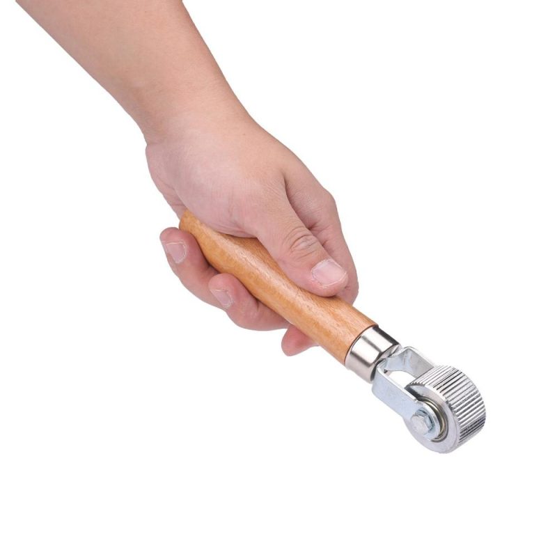 Tyre Patch Roller with Wooden Handle 6mm/20mm/40mm Tire Stitcher Tube Repair Tool for Fixing Flats  |   Others Hardware & Gadgets Others