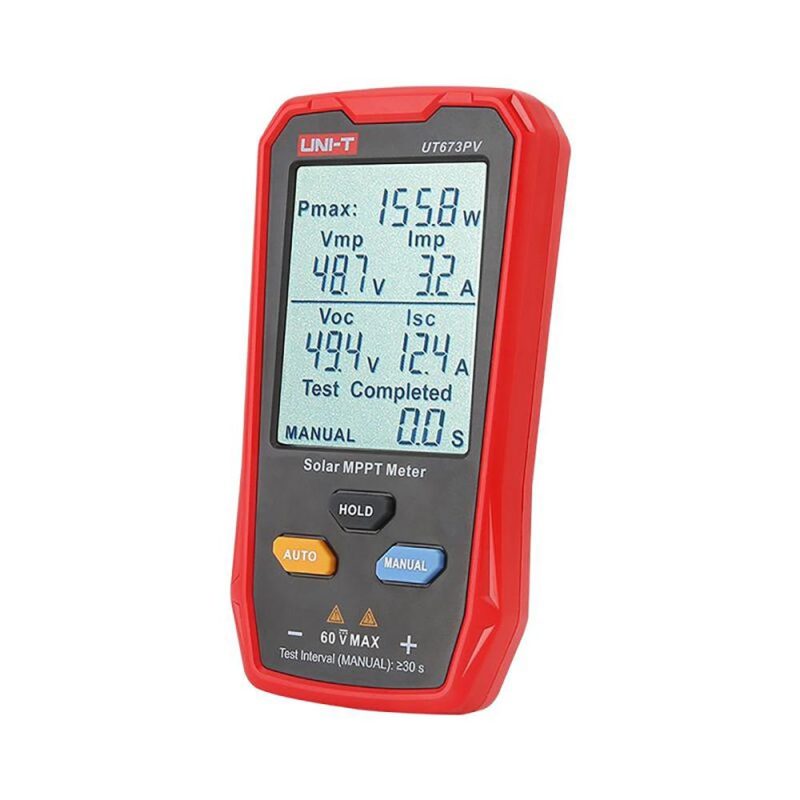 UNI-T UT673PV Solor MPPT Meter Photovoltaic Maximum Power Tester Peak Open Circuit Voltage Short Circuit Current Pmax Lmp Test  |   Other Instruments Measurement & Analysis Instruments Other Instruments