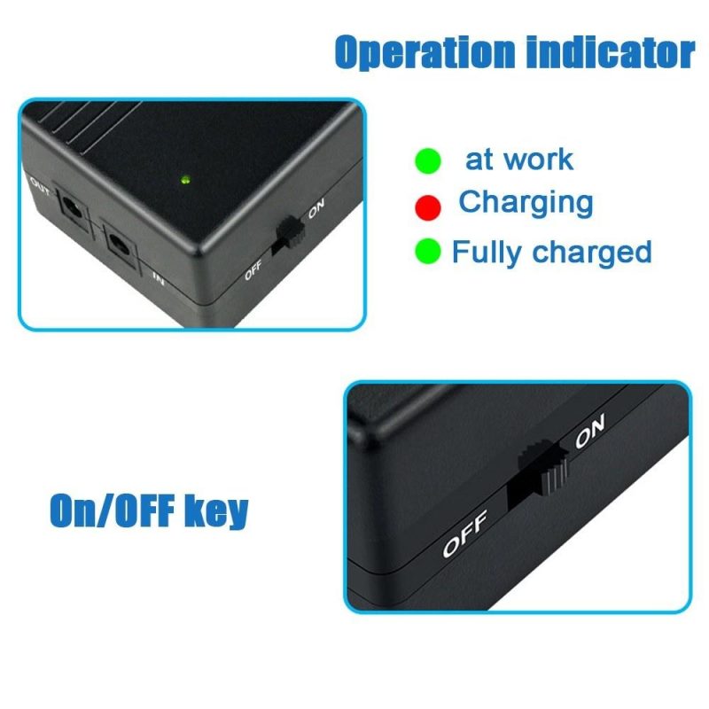 Uninterruptible Direct Current Standby Power Supplys Router Light Optical Modem Monitor UPS Built-in Adapter for WiFi Modem Camera  |   Electrical Measuring Tools Electrical Measuring Tools Electrical Measuring Tools