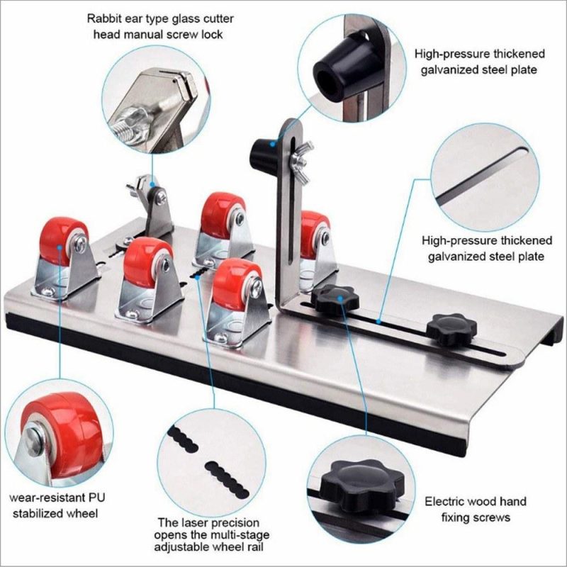 Universal Adjustable DIY Glass Bottle Cutter Adjustable Sizes Metal Glassbottle Cut Machine Household Decorations Manual Crafting Tool  |   Hardware & Accessories Hardware & Accessories Hardware & Accessories