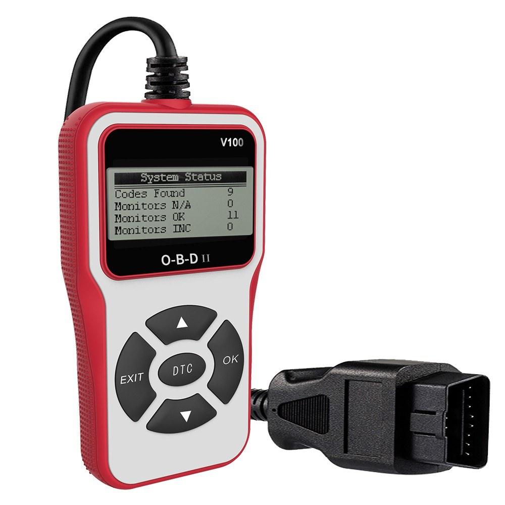 Universal O-B-D II Scanner Car Engine Fault Code Reader E-O-B-D O-B-D 2 CAN Diagnostic Scan Tool for O-B-D II Protocol Cars Since 1996  |   Other Instruments Measurement & Analysis Instruments Black/Blue/Red