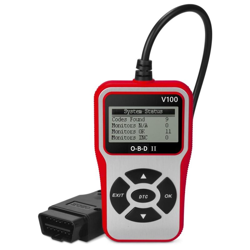 Universal O-B-D II Scanner Car Engine Fault Code Reader E-O-B-D O-B-D 2 CAN Diagnostic Scan Tool for O-B-D II Protocol Cars Since 1996  |   Other Instruments Measurement & Analysis Instruments Black/Blue/Red