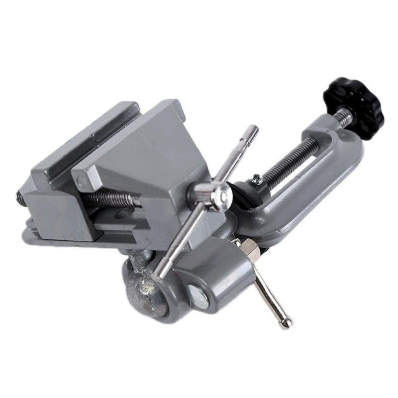 Universal Table Vise with 360 degrees Swiveling Head Clamp for Crafting Painting Sculpting Electronics Soldering 3-inch Rotatable Tabletop Clamp Vice  |   Others Hardware & Gadgets Others