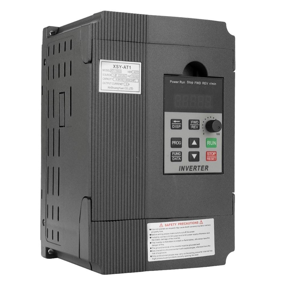 Universal VFD Frequency Speed Controller 2.2KW 12A 220 V AC Motor Drive Single-Phase In Three-Phase Out Variable Inverter AT1-2200S  |   Electrical Equipment & Supplies Electrical Equipment & Supplies Black