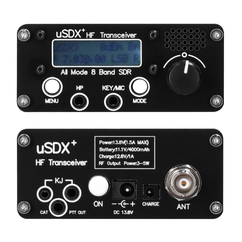 uSDR uSDX+ Plus V2 10/15/17/20/30/40/60/80m 8 Bands SDR All Mode High Frequency SSB QRP Transceiver with BNC Antenna Connector  |   Other Instruments Measurement & Analysis Instruments Other Instruments