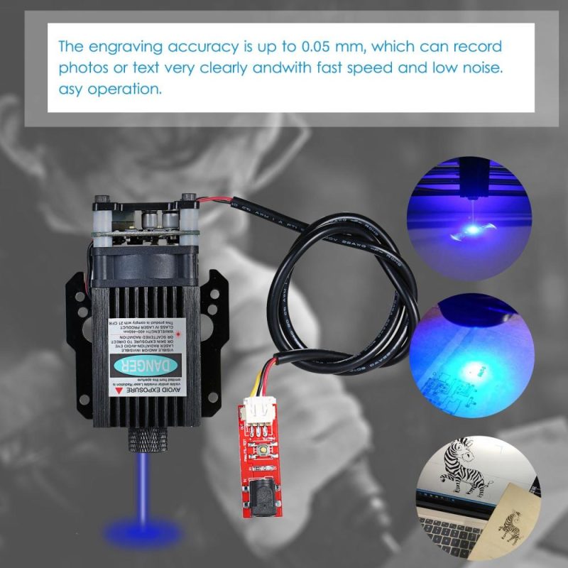 VG-L7 BX7 7W Laser Module For Engraving Machine Blue-violet Laser Head  |   Laser Equipment Laser Equipment Blue-Violet