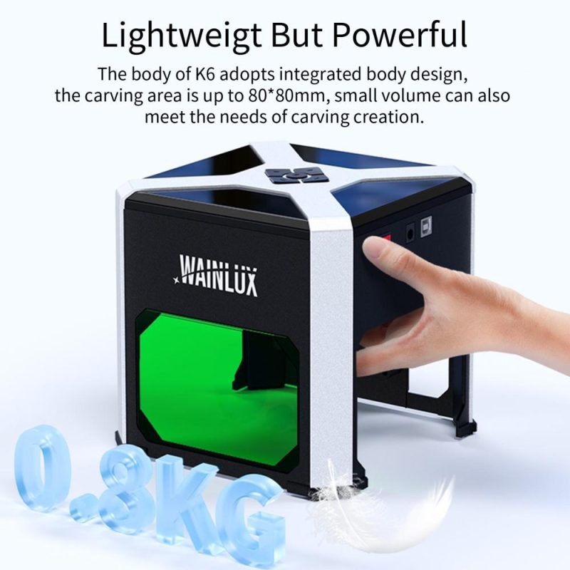 WAINLUX K6 3W Laser Engraver Cutting Engraving Household Marking Machine  |   Laser Equipment Laser Equipment Laser Equipment