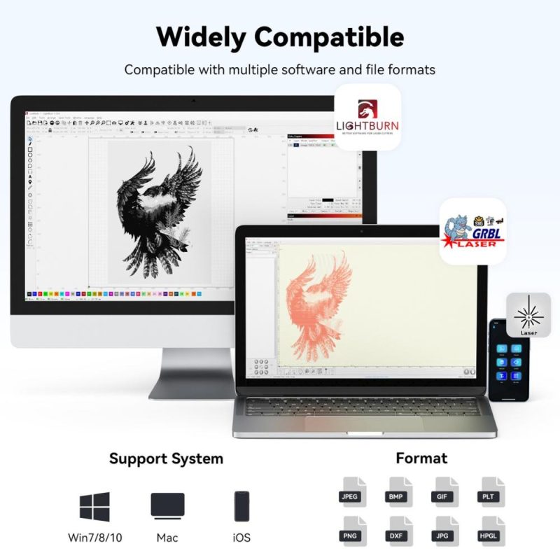 WAINLUX L6 Laser Engraver 10W Laser Power High-speed Air Assist  |   Laser Equipment Laser Equipment Laser Equipment