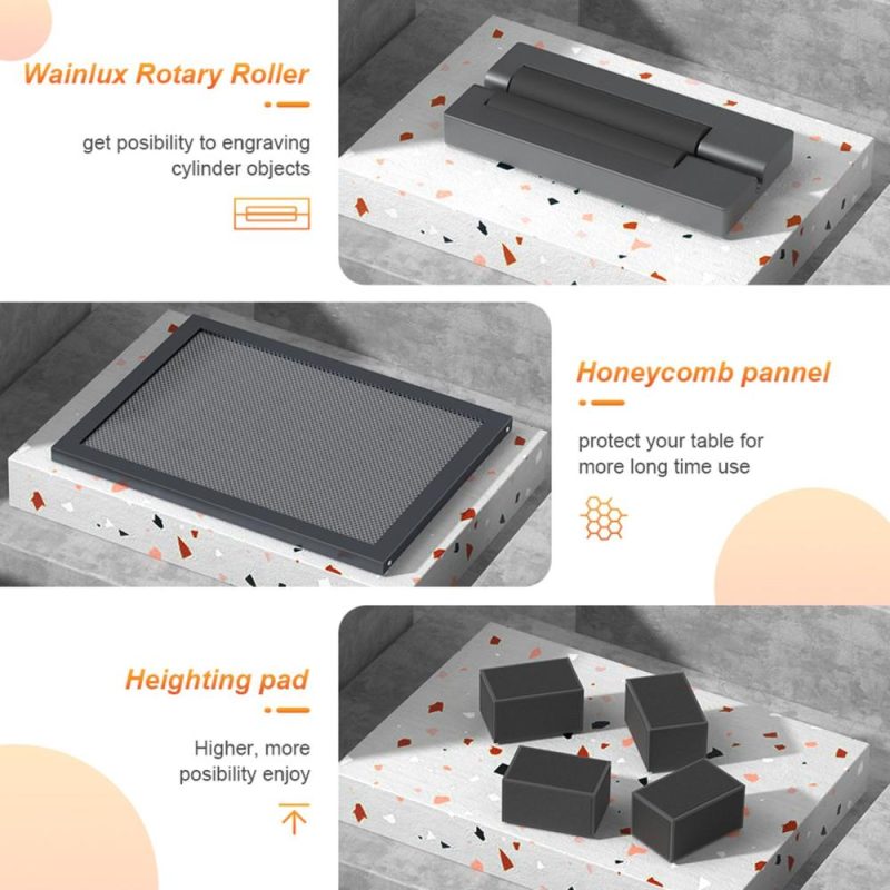 WAINLUX L6 Laser Engraver 10W Laser Power High-speed Air Assist  |   Laser Equipment Laser Equipment Laser Equipment