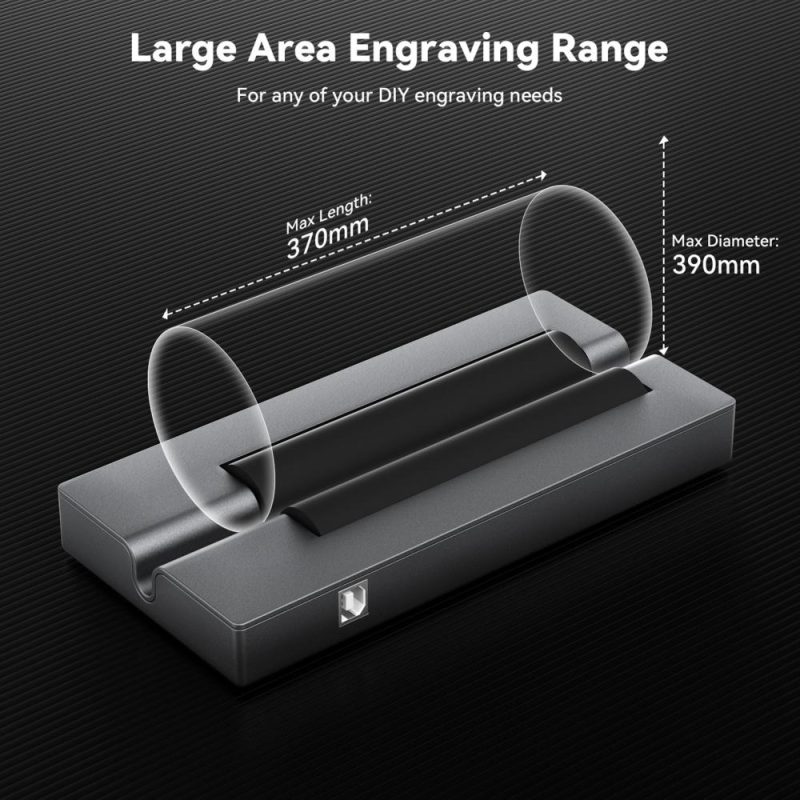 WAINLUX Rotary Rollor for 390mm Objects Engraving Diameter for Laser Engraving Cylindrical Objects Cans  |   Laser Equipment Laser Equipment Laser Equipment