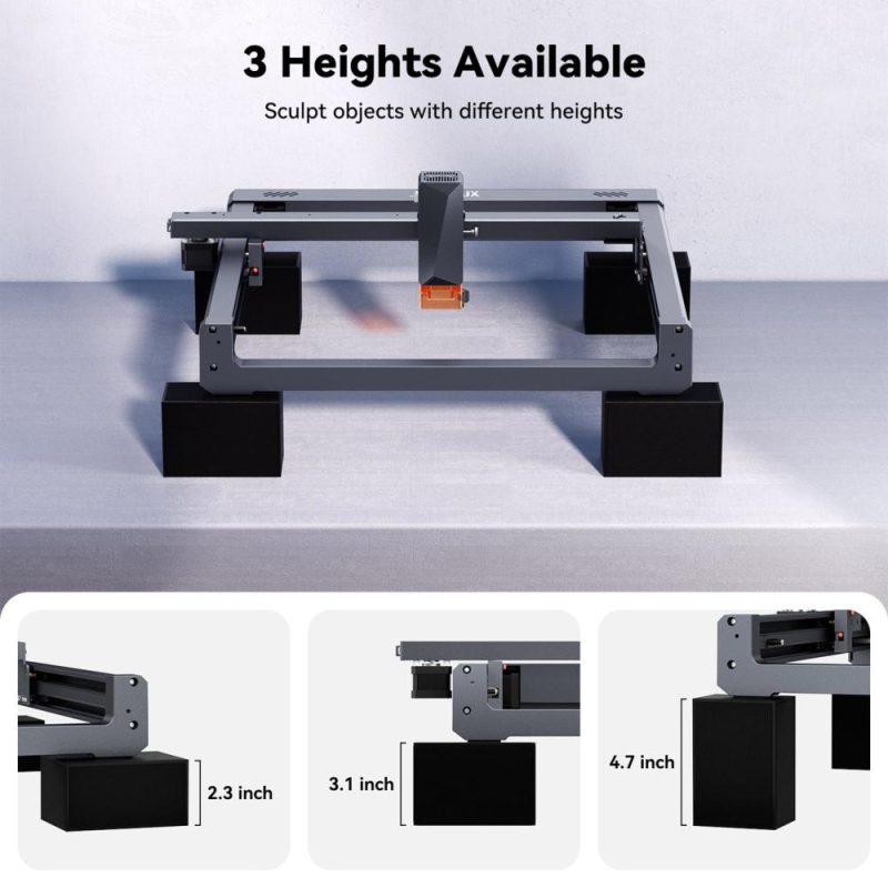 WAINLUX Universal Riser Heighten Pad for All Desktop Laser Engraver  |   Laser Equipment Laser Equipment Laser Equipment