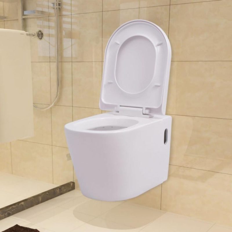 Wall-mounted toilet ceramic white  |   Others Others Others