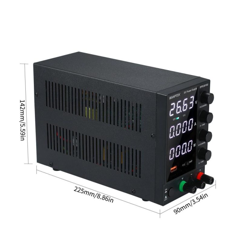 WANPTEK DPS3010U 0-30V 0-10A 300W Switching DC Power Supply 4 Digits Display LED High Precision Adjustable Mini Power Supply AC 115V/230V 50/60Hz  |   Other Instruments Measurement & Analysis Instruments Other Instruments