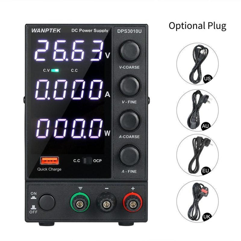 WANPTEK DPS3010U 0-30V 0-10A 300W Switching DC Power Supply 4 Digits Display LED High Precision Adjustable Mini Power Supply AC 115V/230V 50/60Hz  |   Other Instruments Measurement & Analysis Instruments Other Instruments