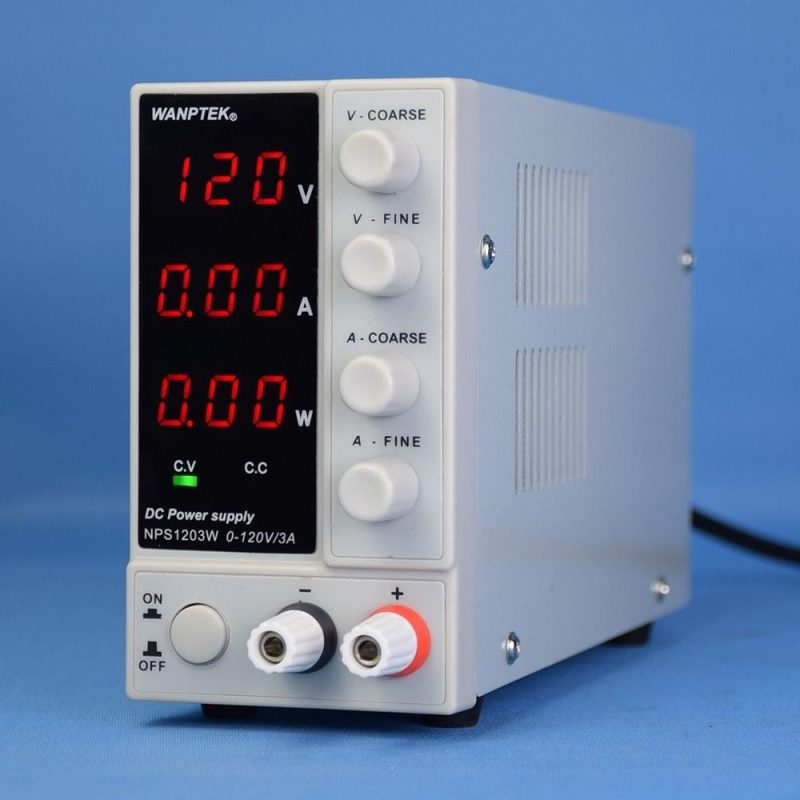 WANPTEK NPS1203W 0-120V 0-3A Switching DC Power Supply 3 Digits Display LED High Precision Adjustable Mini Power Supply AC 115V/230V 50/60Hz Voltage & Current Regulated Dual Output  |   Electrical Equipment & Supplies Electrical Equipment & Supplies Electrical Equipment & Supplies