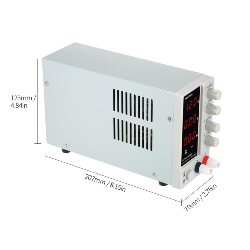 WANPTEK NPS1203W 0-120V 0-3A Switching DC Power Supply 3 Digits Display LED High Precision Adjustable Mini Power Supply AC 115V/230V 50/60Hz Voltage & Current Regulated Dual Output  |   Electrical Equipment & Supplies Electrical Equipment & Supplies Electrical Equipment & Supplies