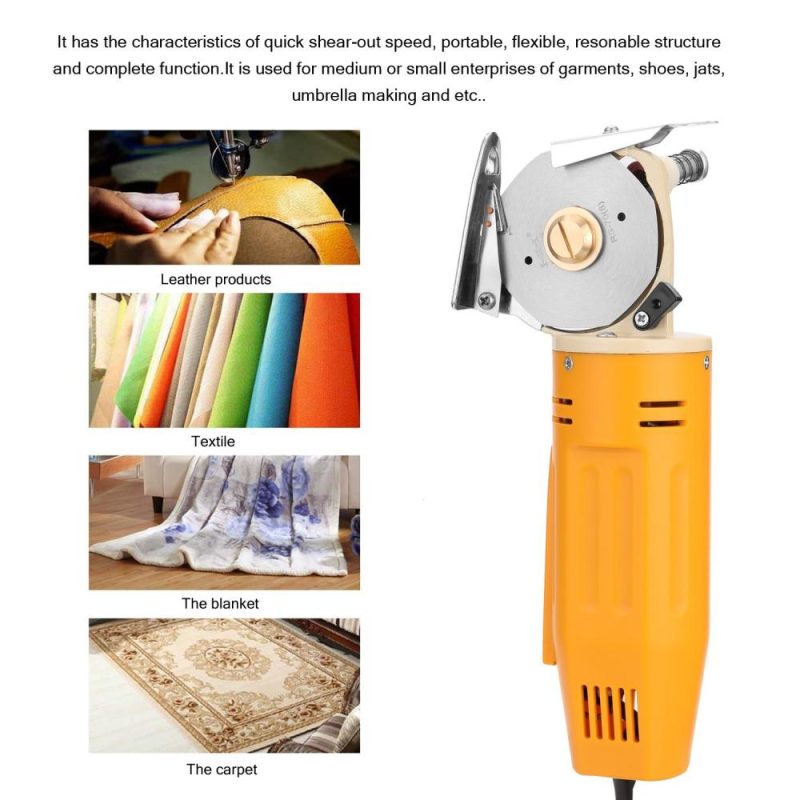 WD-2 Handheld Portable Minishear 70mm Round Blade Electric Cloth Cutter Fabric Cutting Machine  |   Electrical Soldering Welding Tools Electrical Soldering Welding Tools Electrical Soldering Welding Tools