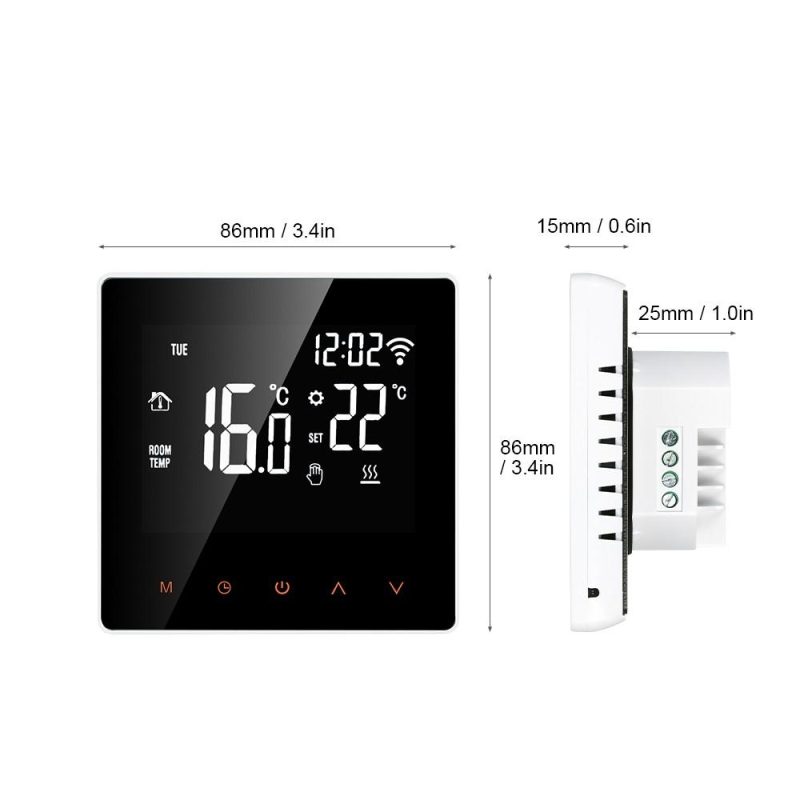 Wi-Fi Smart Thermostat Digital Temperature Controller  |   Temperature & Humidity Measurements Measurement & Analysis Instruments Temperature & Humidity Measurements