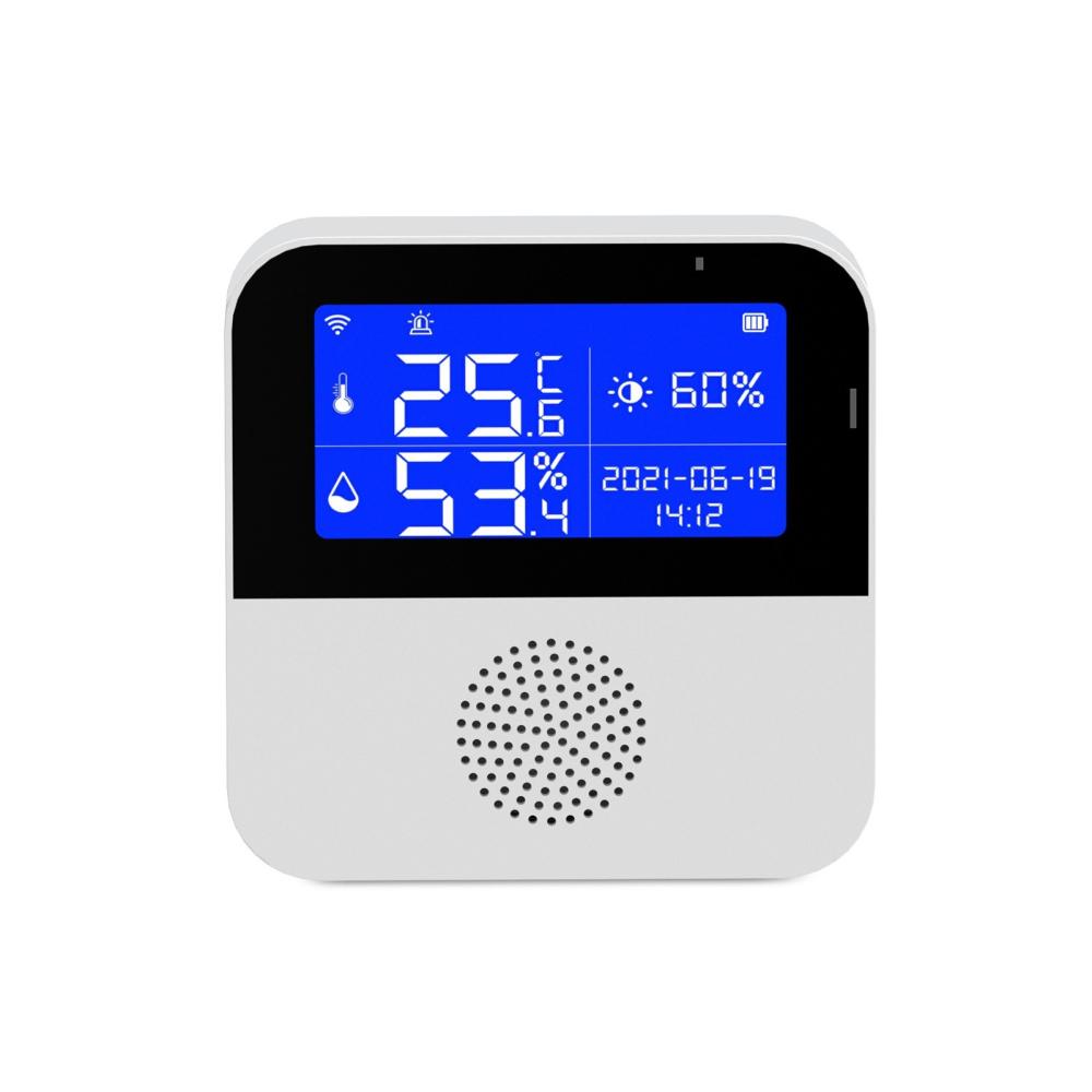 Wi-Fi Temperature Humidity Meter Indoor Hygrometer Temperature Sensor Alarm Tuya APP Control 2.9-inch LCD Backlight Display ℃ / ℉ with Time Date for Home  |   Temperature & Humidity Measurements Measurement & Analysis Instruments Temperature & Humidity Measurements