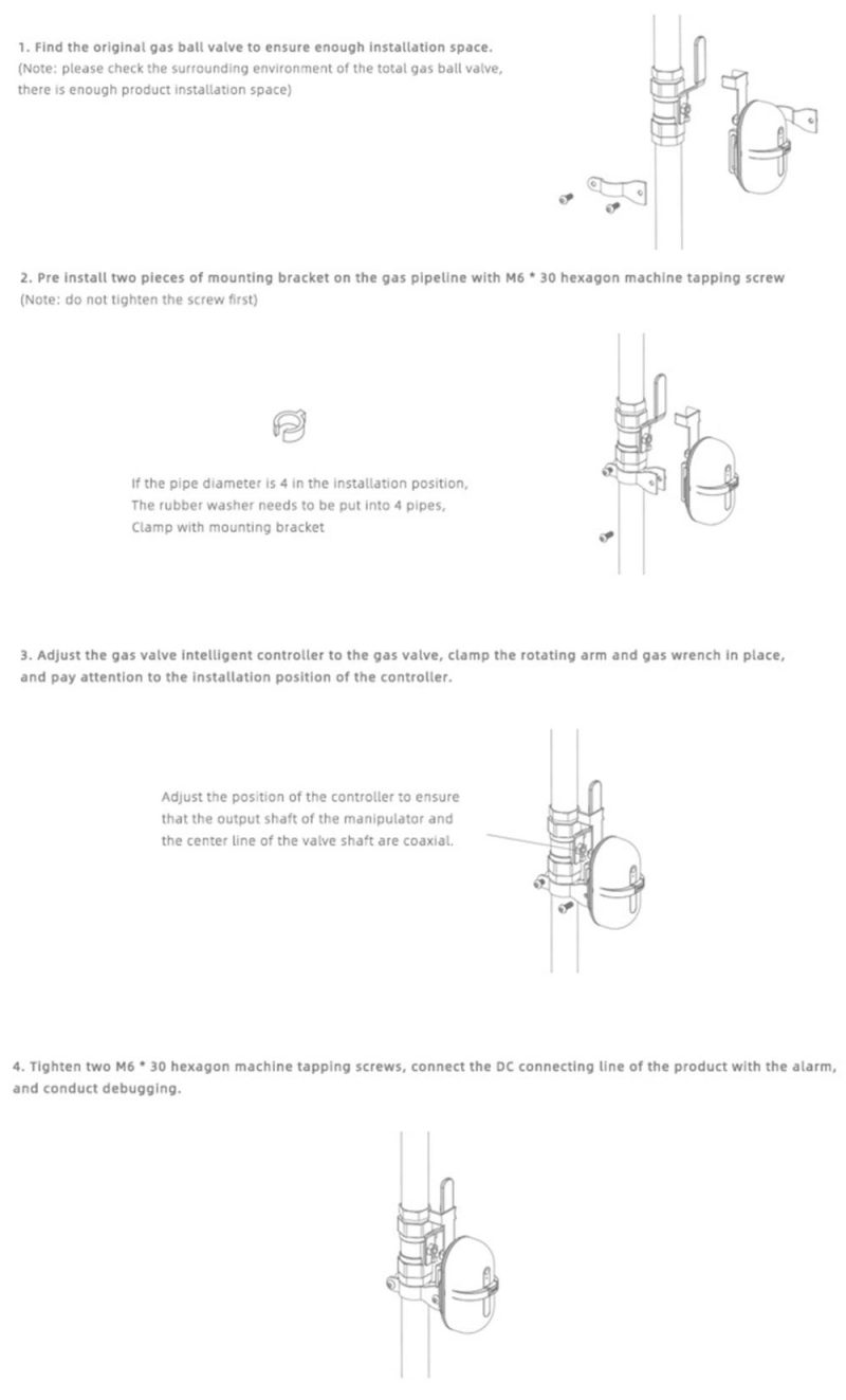 WiFi Intelligent Valve Controller APP Remote Control Timer for Opening/Closing Water Valve Fuel Gas Valve  |   Other Nature Element Measurements Measurement & Analysis Instruments Other Nature Element Measurements