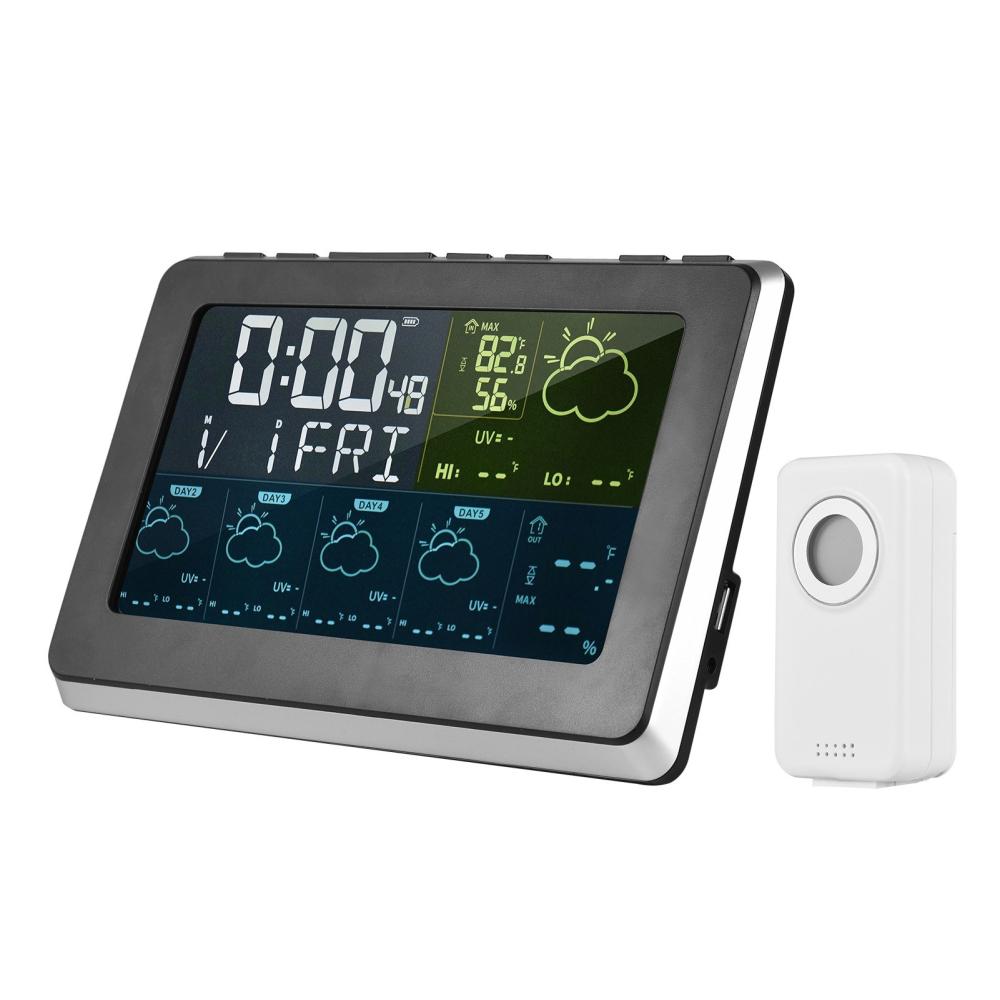 WiFi Smart LCD Weather Station APP Control Digital Indoor Outdoor Temperature Humidity Monitor Support Google Home  |   Temperature & Humidity Measurements Measurement & Analysis Instruments Temperature & Humidity Measurements