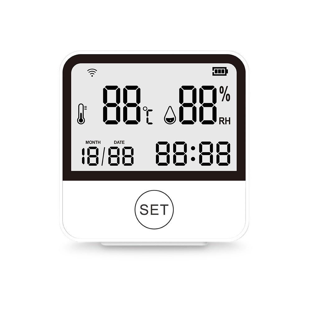 WiFi Temperature Humidity Monitor Smart Temperature & Humidity Sensor Meter with LCD Screen Digital Indoor Hygrometer Thermometer  |   Temperature & Humidity Measurements Measurement & Analysis Instruments Temperature & Humidity Measurements