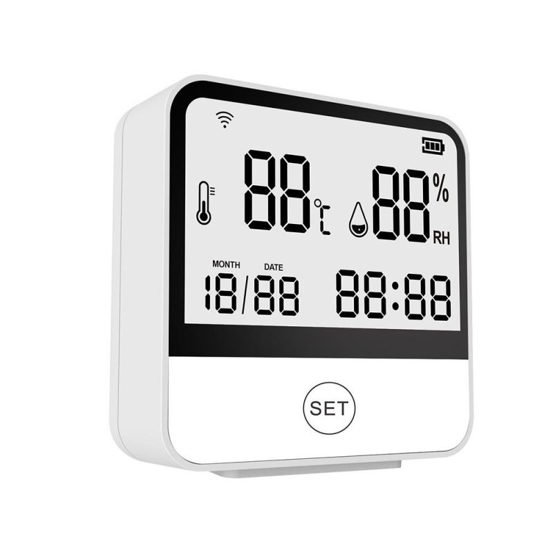 WiFi Temperature Humidity Monitor Smart Temperature & Humidity Sensor Meter with LCD Screen Digital Indoor Hygrometer Thermometer  |   Temperature & Humidity Measurements Measurement & Analysis Instruments Temperature & Humidity Measurements