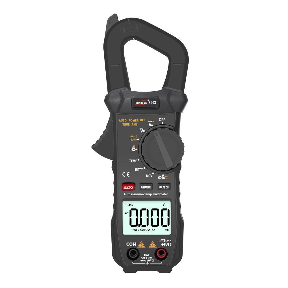 WinAPEX Portable Pocket Multimeter 6000 Counts True RMS Digital Clamp Meter with Square Wave Output  |   Digital Multimeters & Oscilloscopes Digital Multimeters & Oscilloscopes Black