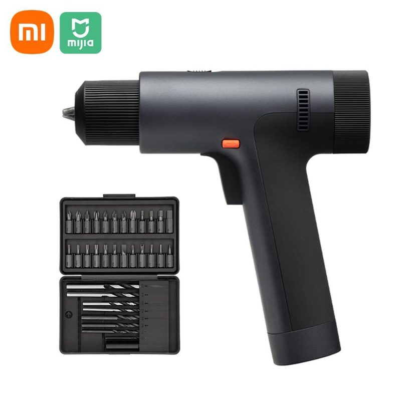 Xiaomi MIJIA Cordless Electric Drill Kit – Your Ultimate Tool for All Drilling Needs  |   Screwdriver & Screwdriver Set Professional Tools Grey