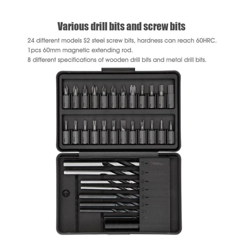 Xiaomi MIJIA Cordless Electric Drill Kit – Your Ultimate Tool for All Drilling Needs  |   Screwdriver & Screwdriver Set Professional Tools Grey