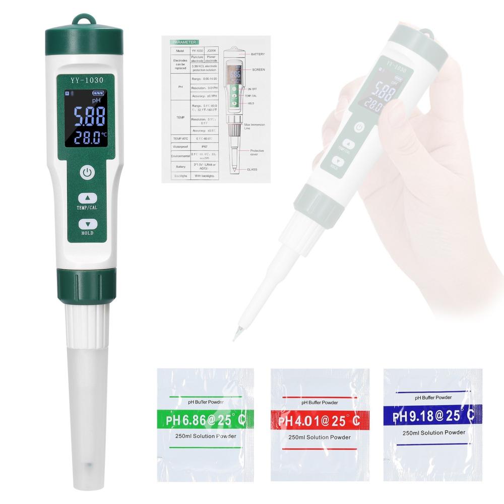 YY-1030 Digital Display Baby Food PH Meter Dough Alkalimeter Cheese Cosmetics PH Detector Soil Matrix PH Meter  |   Water quality analysis equipment Measurement & Analysis Instruments Water quality analysis equipment