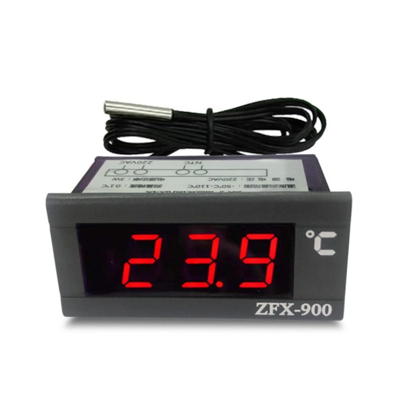 ZFX-900 Embedded Temperature Meter Intelligent Digital Temperature Display Panel for Refrigerator Deepfreeze Cold Closet  |   Temperature & Humidity Measurements Measurement & Analysis Instruments Temperature & Humidity Measurements