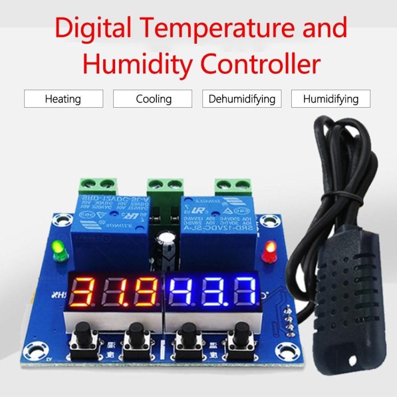 ZFX-M452 Humidity Temperature Controller Module Digital Thermostat Humidistat Controller Automatic Constant Temperature and Humidity   Controller  |   Temperature & Humidity Measurements Measurement & Analysis Instruments Temperature & Humidity Measurements