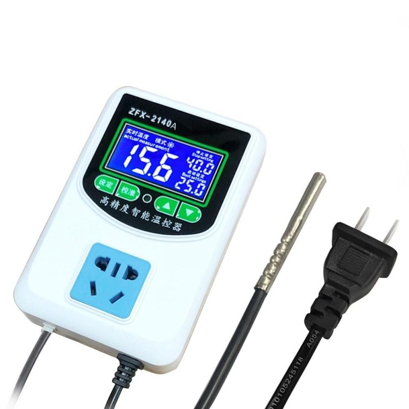 ZFX-W2140A Digital Temperature Controller Intelligent High Accuracy Heating Cooling NTC Sensor Temp Control Thermostat for Freezer Fridge Hatching  |   Temperature & Humidity Measurements Measurement & Analysis Instruments Temperature & Humidity Measurements