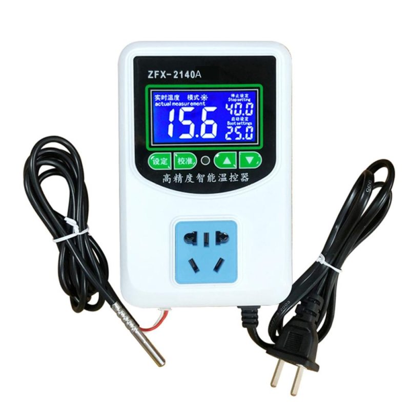 ZFX-W2140A Digital Temperature Controller Intelligent High Accuracy Heating Cooling NTC Sensor Temp Control Thermostat for Freezer Fridge Hatching  |   Temperature & Humidity Measurements Measurement & Analysis Instruments Temperature & Humidity Measurements