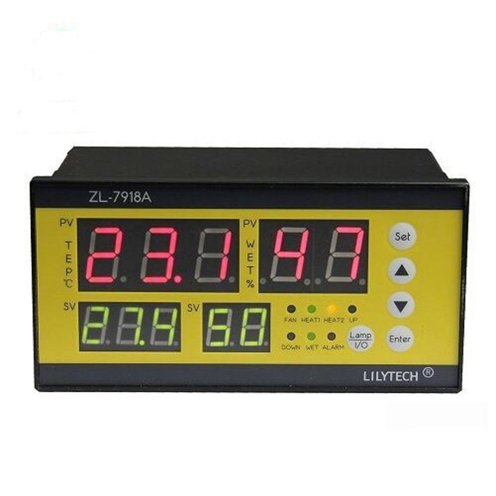 ZL-7918A Multifunctional Automatic Controller Automatic Incubator Temperature Humidity Controller XM-18  |   Electrical Equipment & Supplies Electrical Equipment & Supplies Black