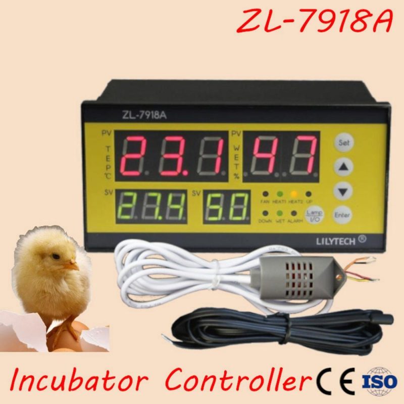 ZL-7918A Multifunctional Automatic Controller Automatic Incubator Temperature Humidity Controller XM-18  |   Electrical Equipment & Supplies Electrical Equipment & Supplies Black