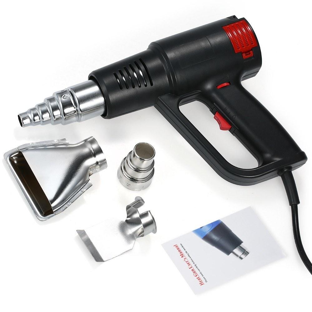 2000W Industrial Fast Heating Hot Air Gun High Quality Handheld Heat Blower Electric Adjustable Temperature Heat Gun Tool  |   Glue Gun Glue Gun Glue Gun