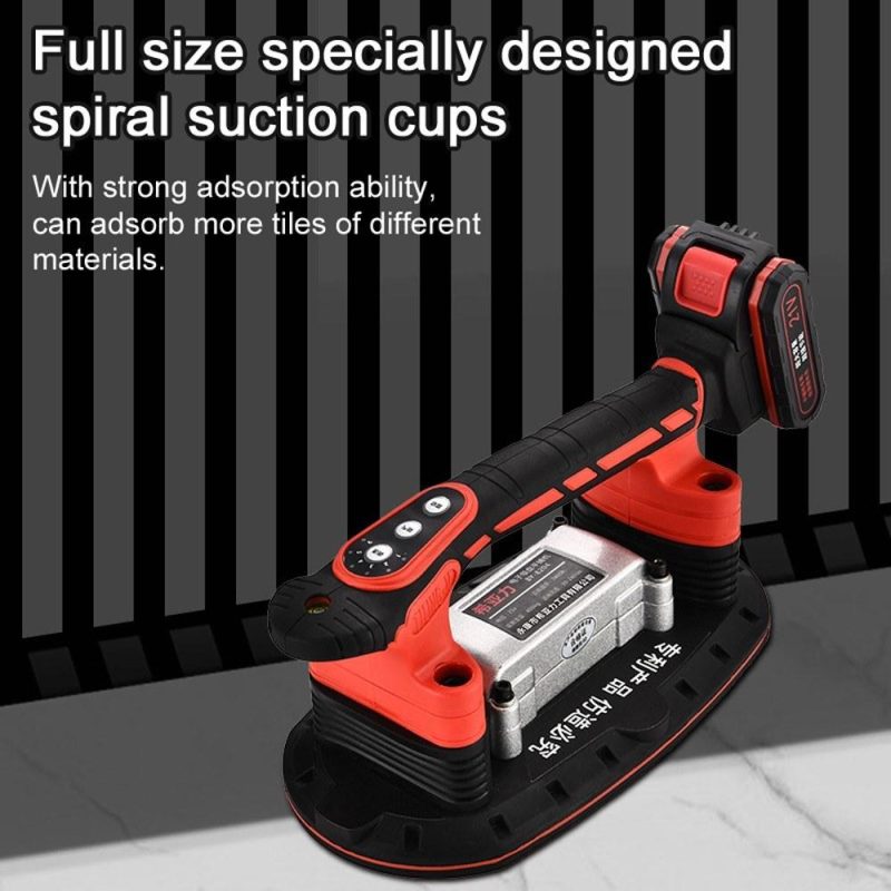 Handheld Tiles Vibrators Electric Tiling Tiles Machine Tile Installation Tool Suction Cup Automatic Floor Vibrators Tile Installation Leveling Tool  |   Electrical Equipment & Supplies Electrical Equipment & Supplies Electrical Equipment & Supplies