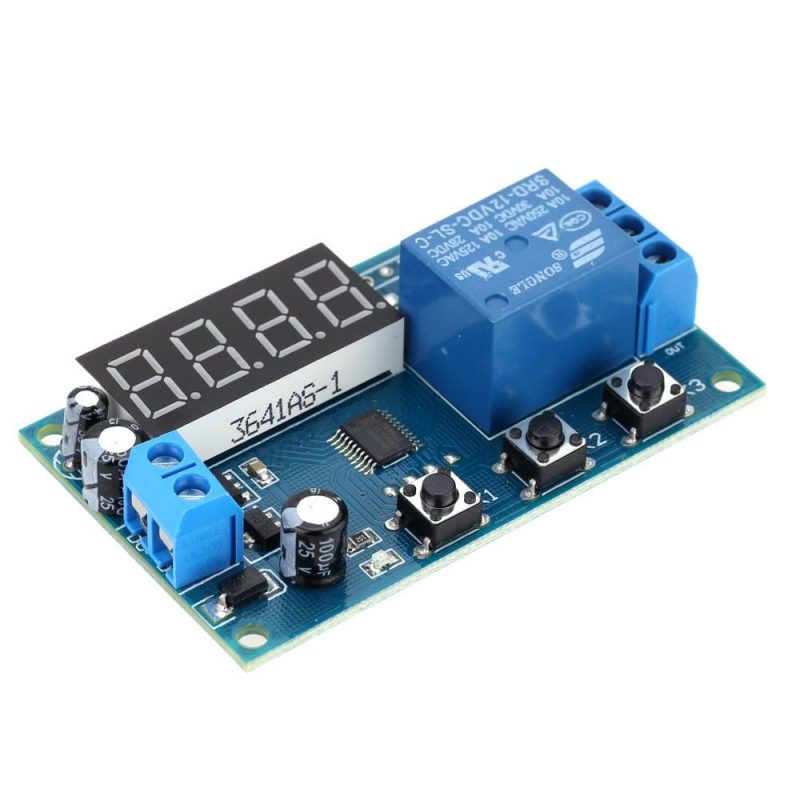 Multifunction Delay Time Module Switch Control Relay Cycle Timer DC 12V  |   Modules Modules Modules