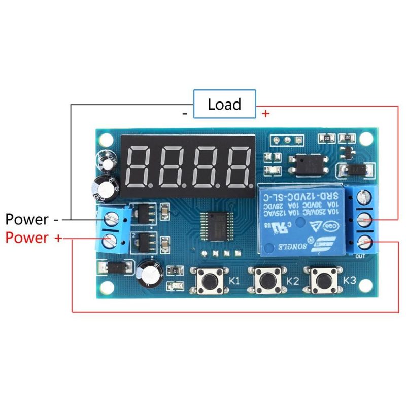 Multifunction Delay Time Module Switch Control Relay Cycle Timer DC 12V  |   Modules Modules Modules