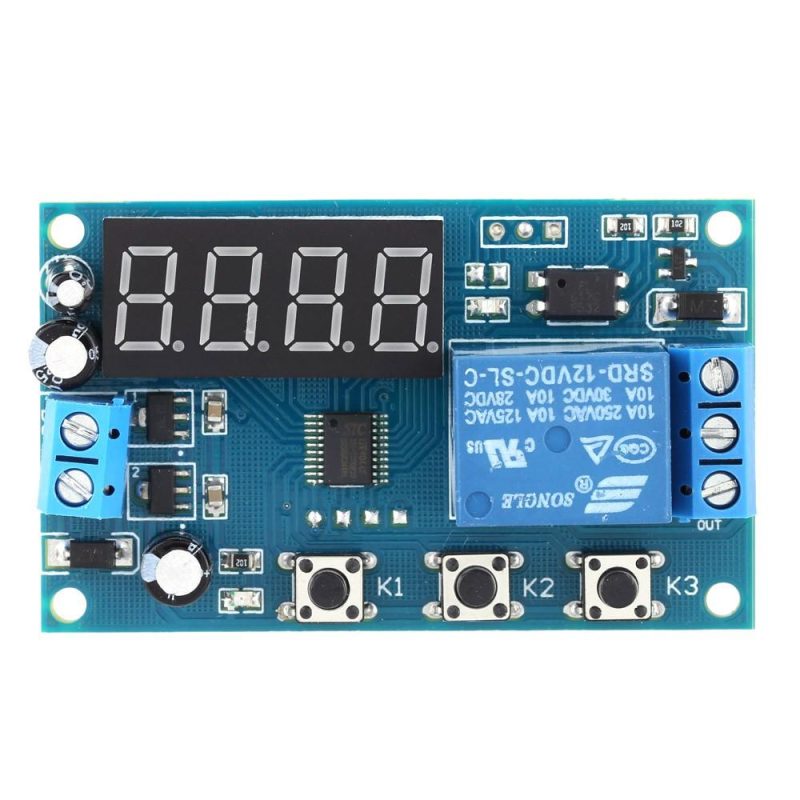 Multifunction Delay Time Module Switch Control Relay Cycle Timer DC 12V  |   Modules Modules Modules