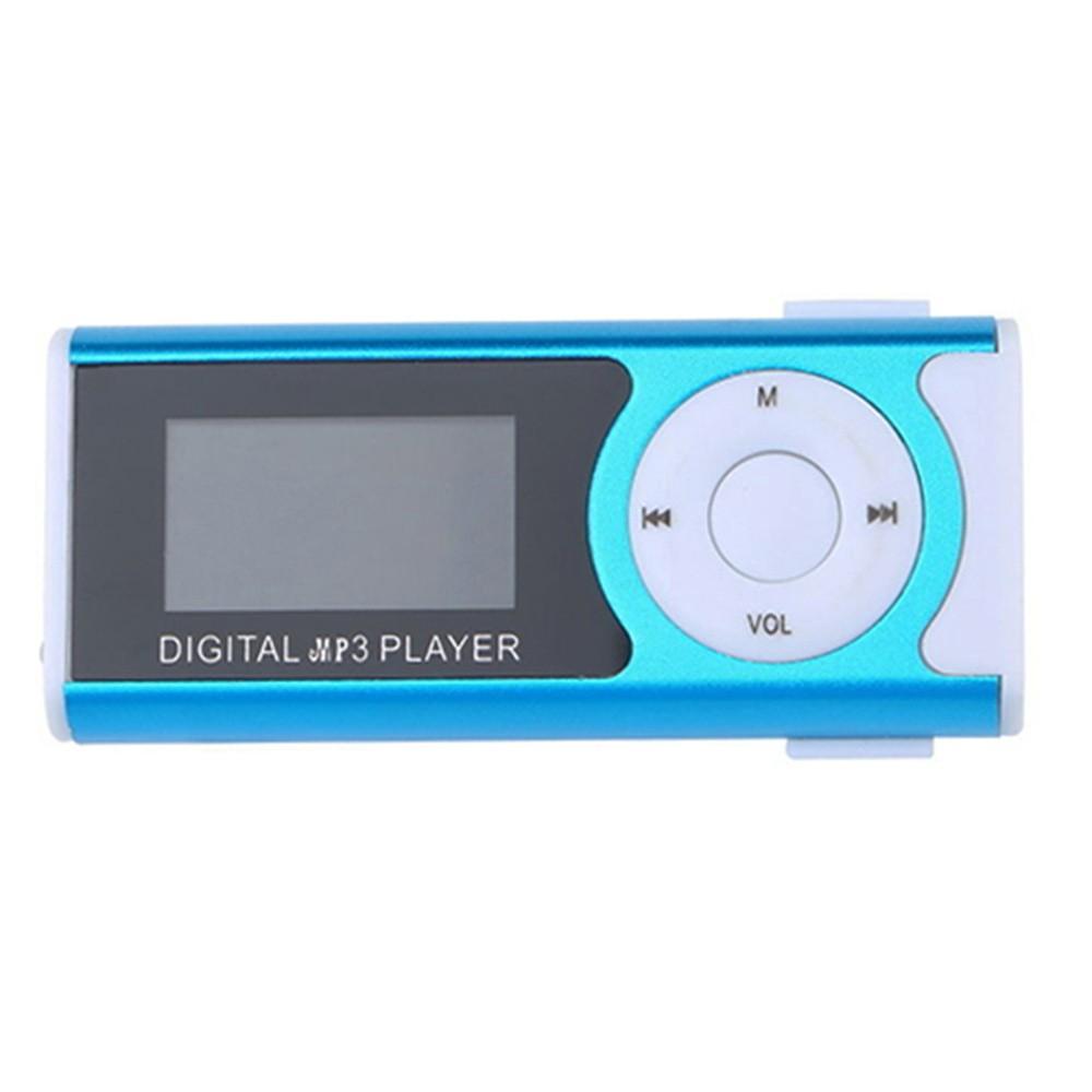 Portable Mini MP3 Music Player Metal MP3 Player with LCD Screen LED Light Support TF Memory Card MP3/WMA Audio Format Black  |   Others Hardware & Gadgets Black/Blue/Green/Rose/Silver