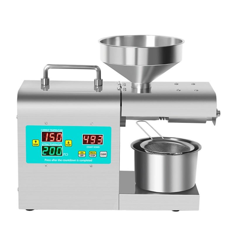 RG-312 Intelligent Stainless Steel Oil Presser Household Automatic Pressing Machine No-Fry Material Oil Extraction Device Digital Display with Temperature Adjustable Function  |   Electrical Equipment & Supplies Electrical Equipment & Supplies Electrical Equipment & Supplies