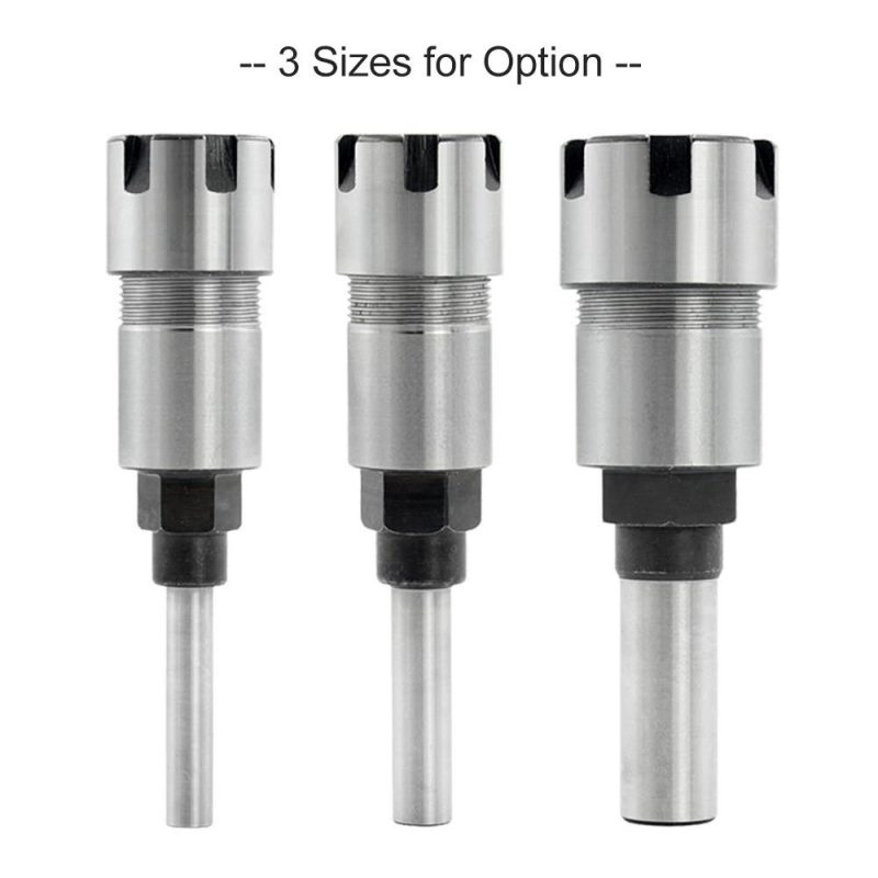 Spring Steel 8mm Shank Router Bit Extension Rod Milling Cutter Extender Collet Holder Adapter with ER16-8 8mm Collet Chuck  |   Others Hardware & Gadgets Others