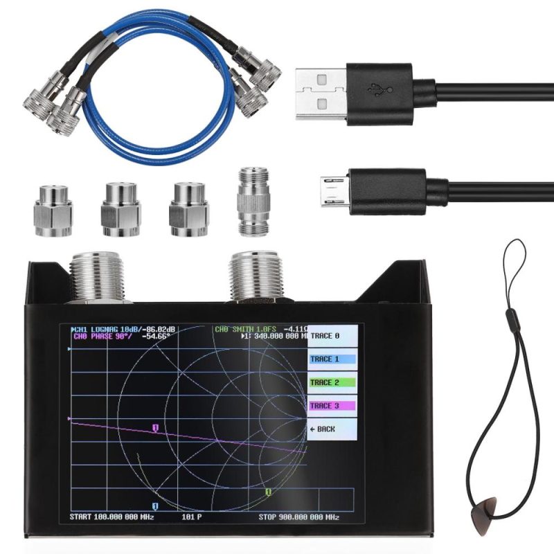 4.0 Inch Touching Screen 3G Vector Network Analyzer SAA-2N Antenna Analyzer Shortwave HF VHF with Iron Housing  |   Electrical Equipment & Supplies Electrical Equipment & Supplies Black