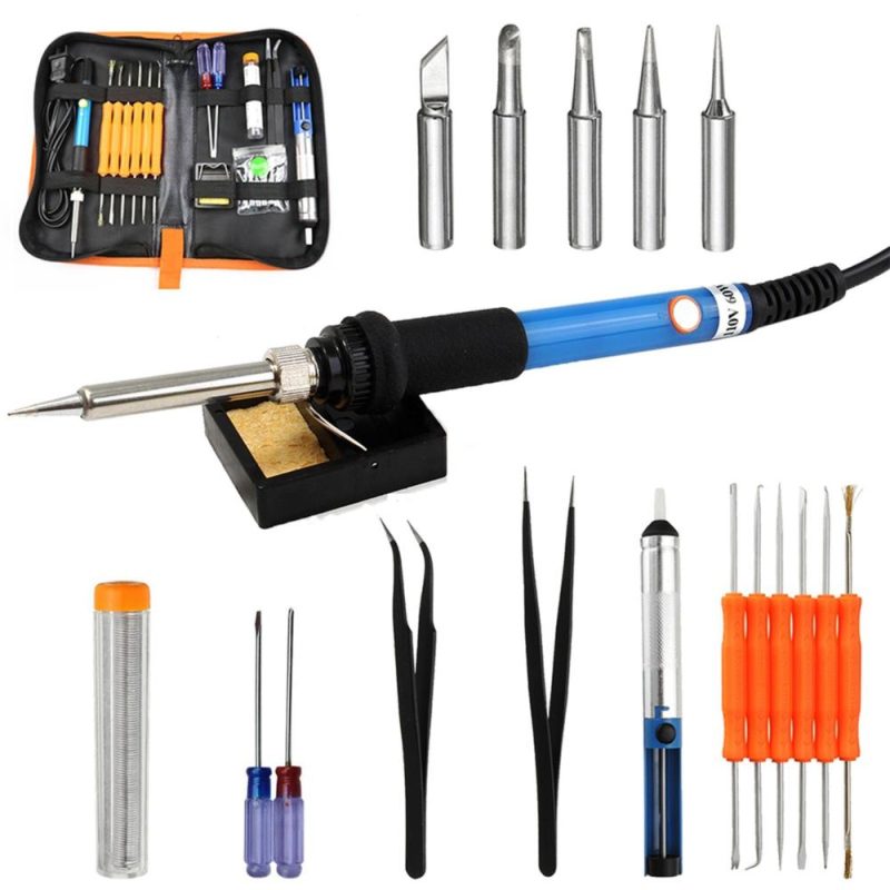 Electric Soldering Iron Set Temperature Adjustable Electric Soldering Iron Welding Tool Kit  |   Electrical Equipment & Supplies Electrical Equipment & Supplies Electrical Equipment & Supplies