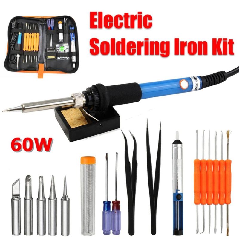 Electric Soldering Iron Set Temperature Adjustable Electric Soldering Iron Welding Tool Kit  |   Electrical Equipment & Supplies Electrical Equipment & Supplies Electrical Equipment & Supplies