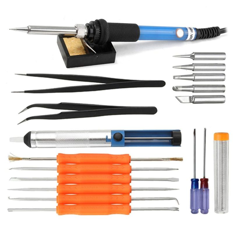 Electric Soldering Iron Set Temperature Adjustable Electric Soldering Iron Welding Tool Kit  |   Electrical Equipment & Supplies Electrical Equipment & Supplies Electrical Equipment & Supplies