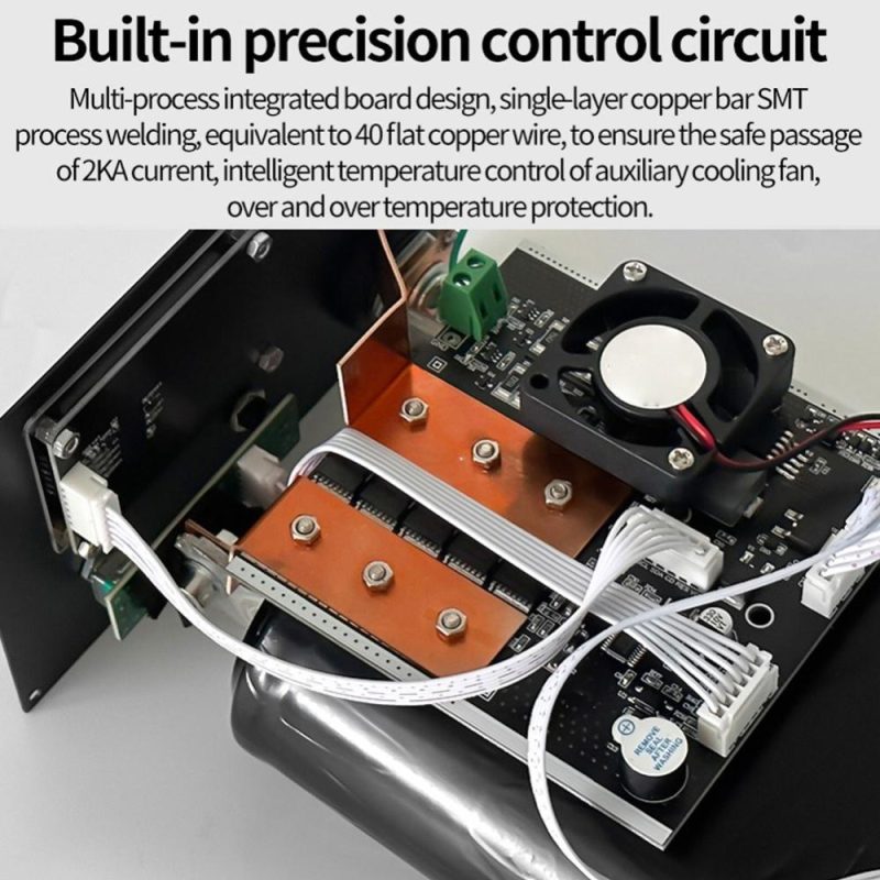 Portable Dual Pulse Supercapacitor Spotwelder High Power Spots Welding Machine 1.8 inch Digital LCD Display 250 Power Gears Adjustable Support 0.3mm Nickel Sheet  |   Electrical Equipment & Supplies Electrical Equipment & Supplies Electrical Equipment & Supplies